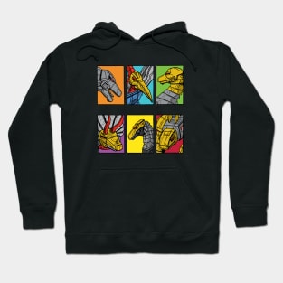 Dinos in Boxes Hoodie